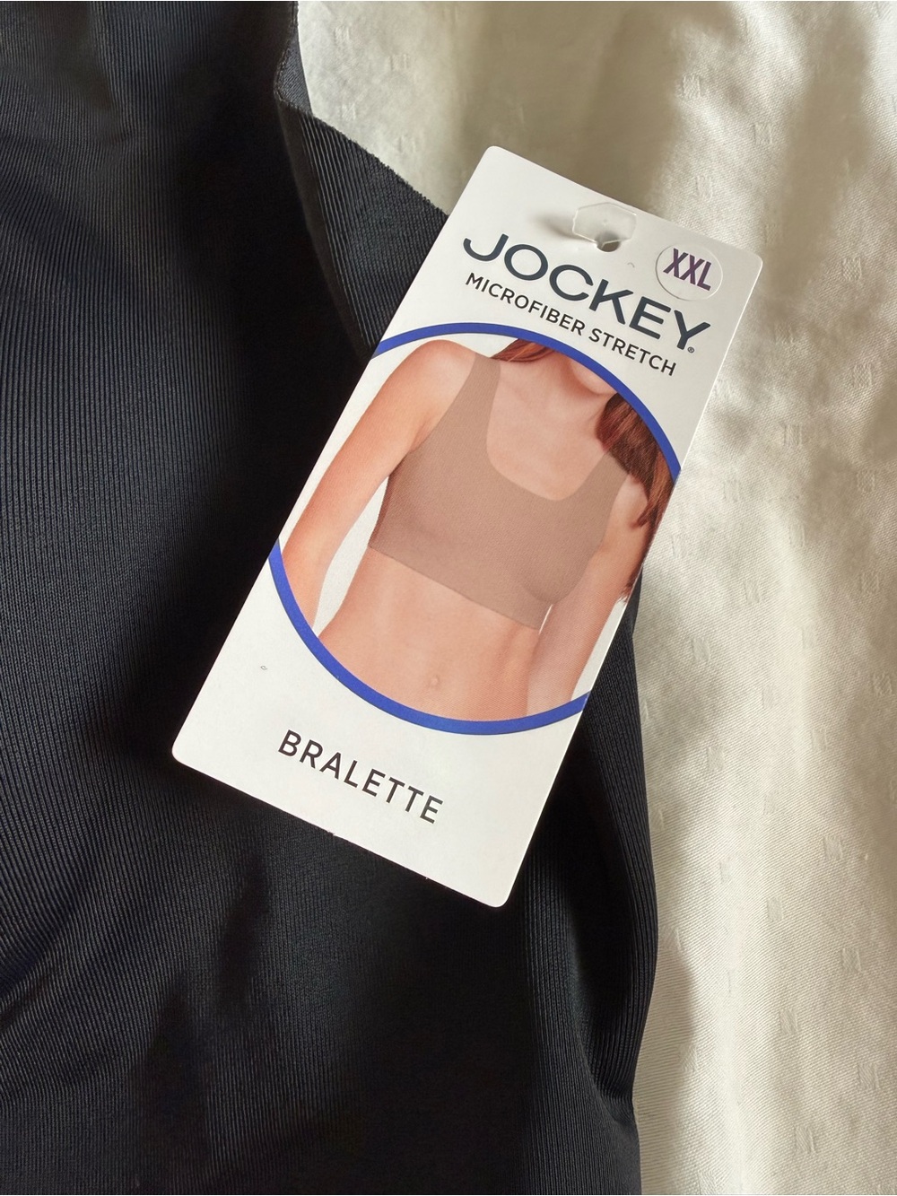Women’s Jockey Microfiber Stretch Bralette in Black